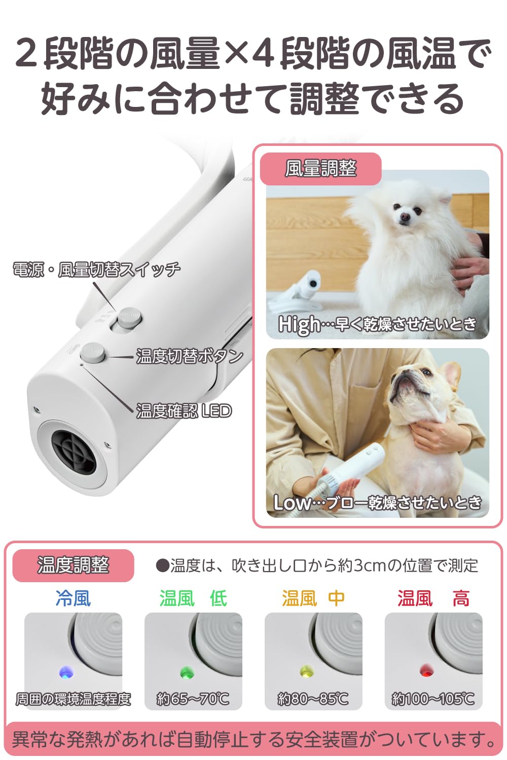 テスコム ペットドライヤー Amazon.co.jp: テスコム (TESCOM) ペットドライヤー HUG AIR 2段階風量